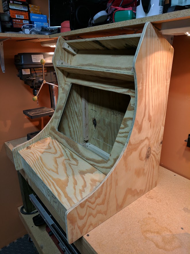 Arcade machine in progress
