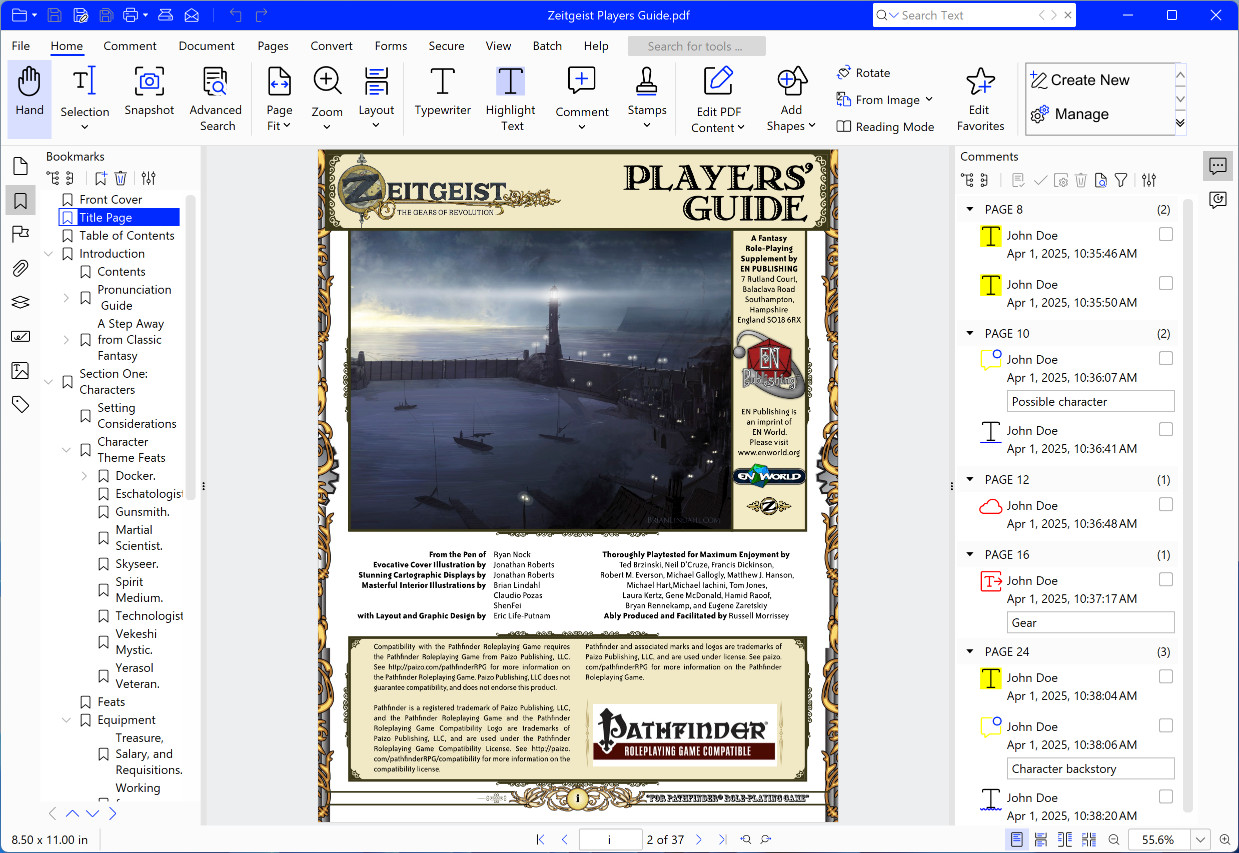 New, redesigned user interface of the PDF editor, showing a modern and clean layout.
