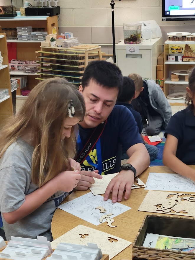 Volunteering in the community.